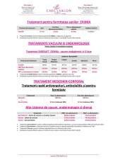 Menus & Prices, Chic Salon, Bucuresti