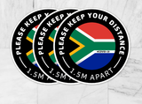  Social Distancing Stickers The Vineyards Estate, 99 Jip de Jager Dr, De Bron Bellville 