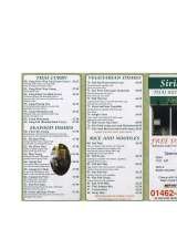 Menus & Prices, Sirichai Thai Restaurant in Hitchin, Hitchin