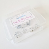 Personalised stitch markers box, Pretty Stitch Markers, Hull