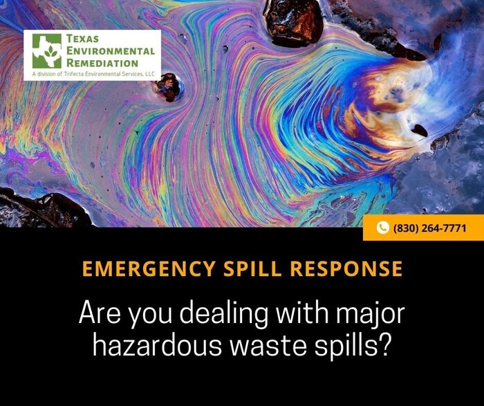 We provide immediate remediation services for chemical spills in Texas. https://www.pinterest.com/TexasCleanUp New Album of Texas Environmental Remediation by Trifecta 2840 US-181 #140 - Photo 1 of 15 We provide immediate remediation services for chemical spills in Texas. https://www.pinterest.com/TexasCleanUp New Album of Texas Environmental Remediation by Trifecta 2840 US-181 #140 - Photo 1 of 15