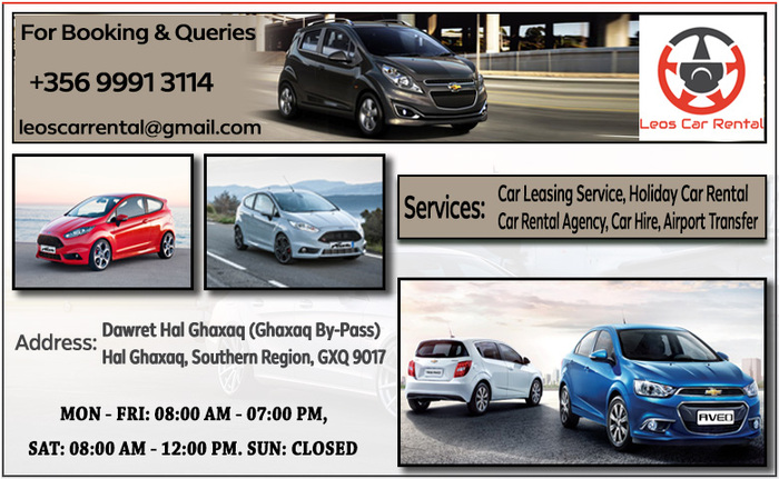  New Album of Car Rental Agency in Malta | Leos Car Rental Dawret Hal Ghaxaq (Ghaxaq By-Pass) - Photo 1 of 2