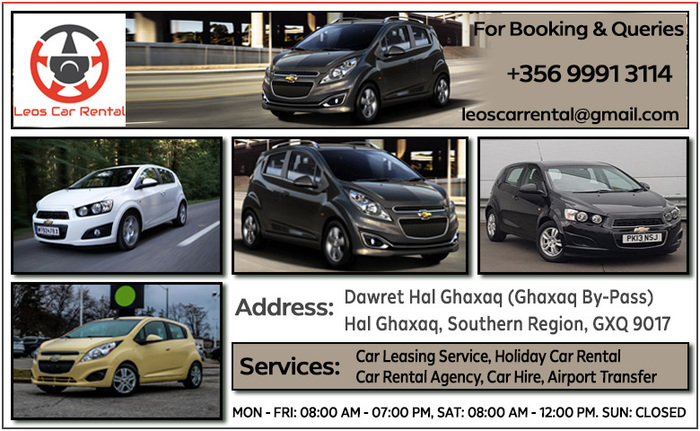  New Album of Car Rental Agency in Malta | Leos Car Rental Dawret Hal Ghaxaq (Ghaxaq By-Pass) - Photo 2 of 2