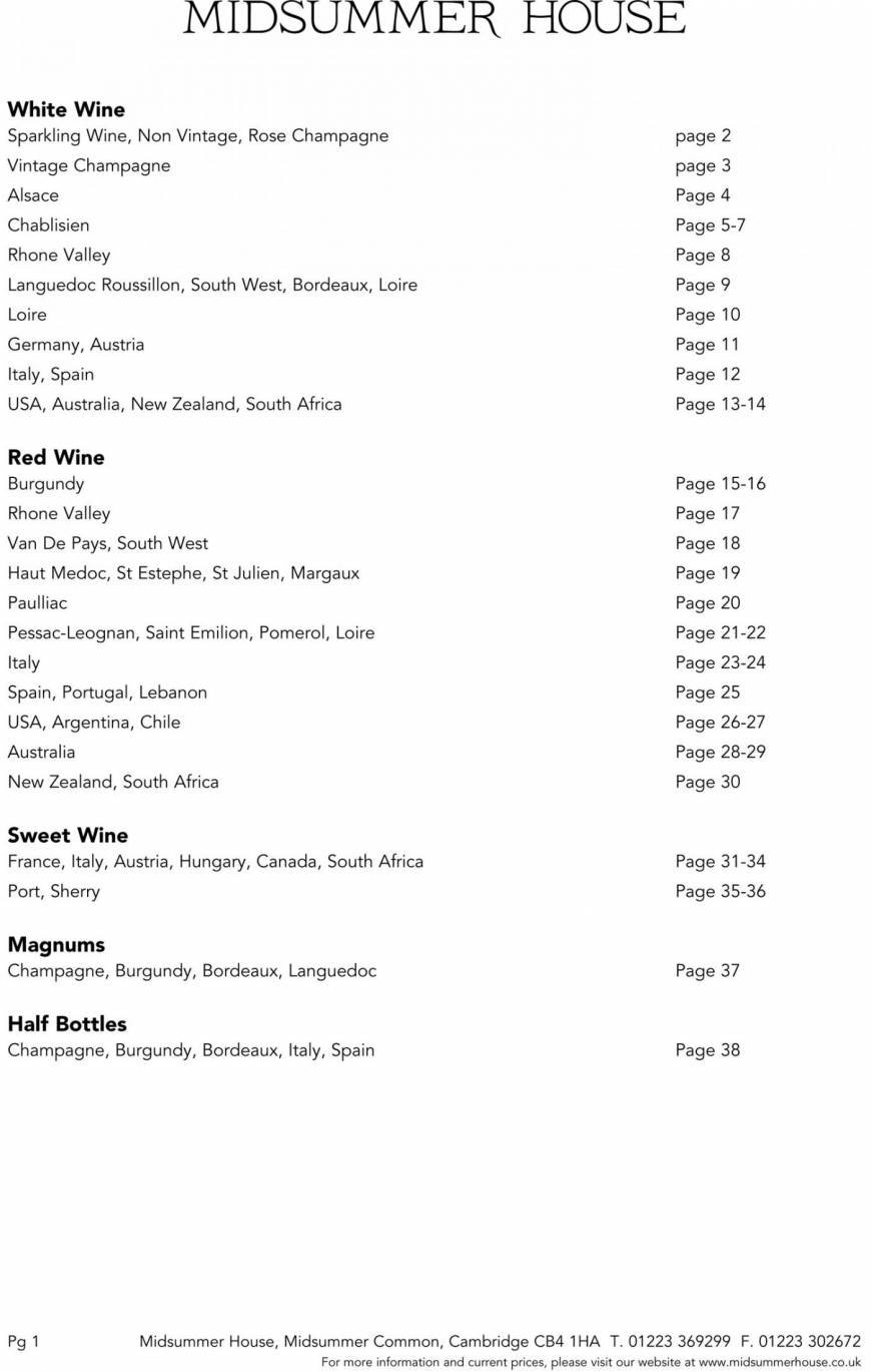  Pricelists of Midsummer House Restaurant Midsummer Common   - Photo 31 of 45