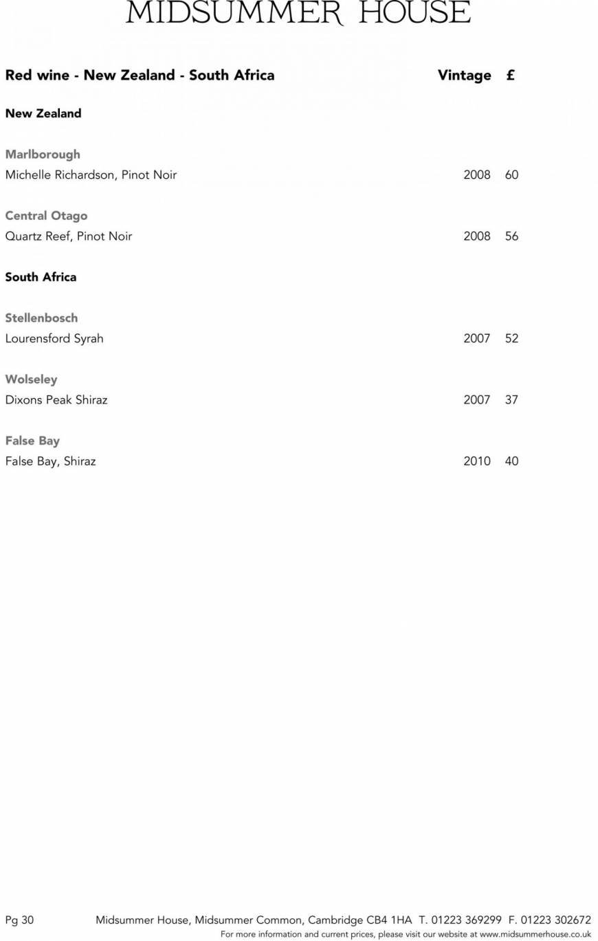  Pricelists of Midsummer House Restaurant Midsummer Common   - Photo 11 of 45