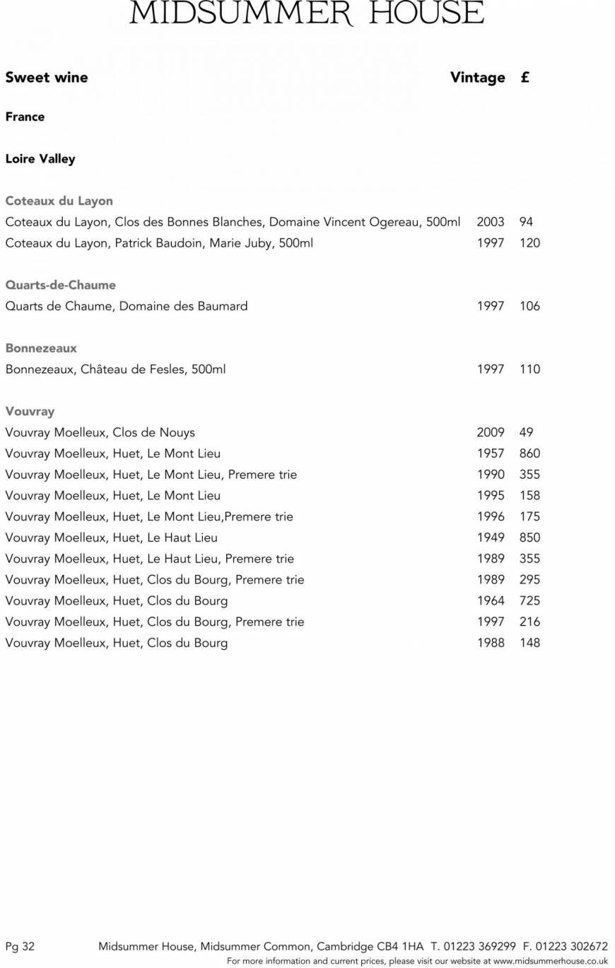  Pricelists of Midsummer House Restaurant Midsummer Common   - Photo 1 of 45