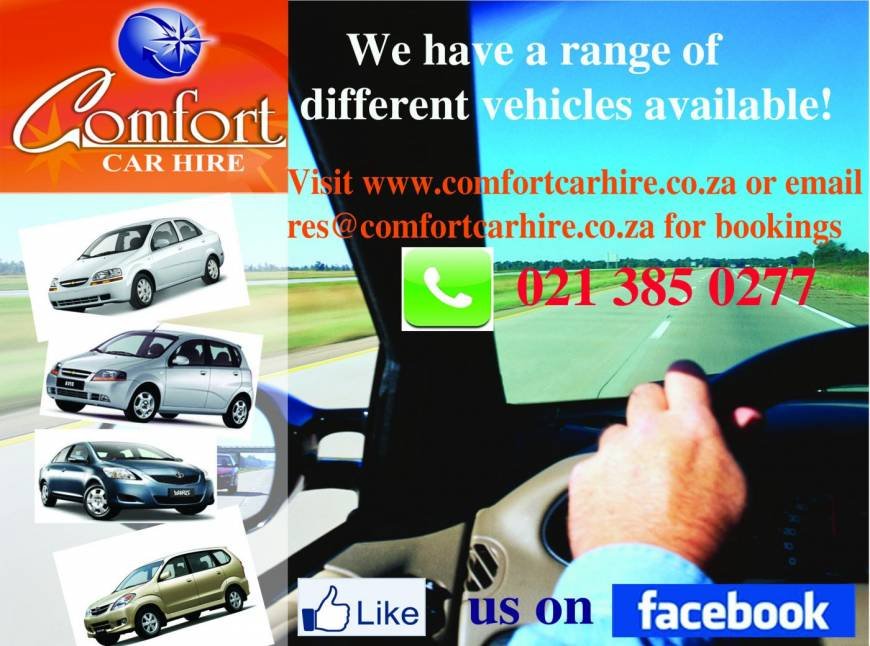  Pricelists of Comfort Car Hire 2 Concorde Crescent, Airport City - Photo 24 of 24