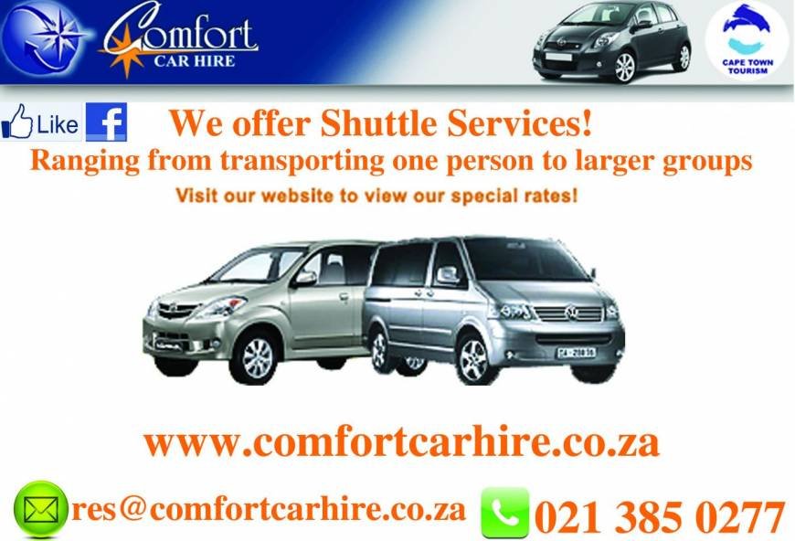  Pricelists of Comfort Car Hire 2 Concorde Crescent, Airport City - Photo 23 of 24
