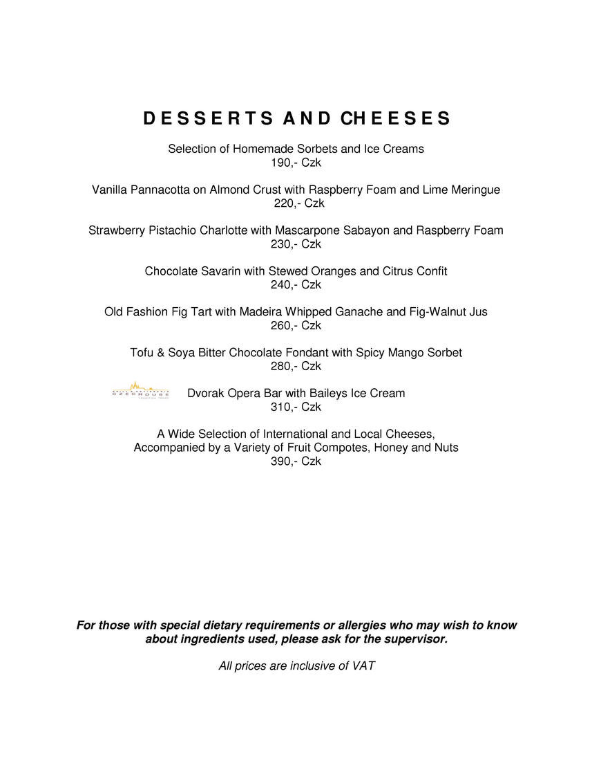 Pricelists of CzecHouse Grill & Rotisserie Pobrezni 1 - Photo 5 of 16