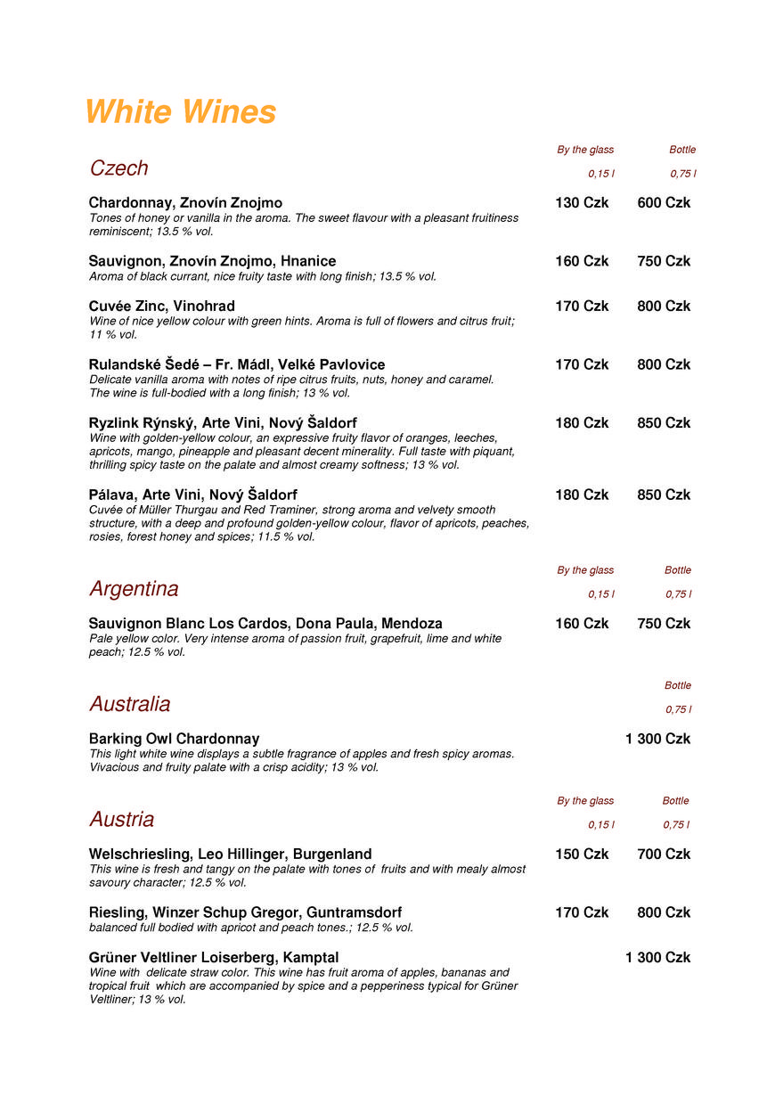  Pricelists of CzecHouse Grill & Rotisserie Pobrezni 1 - Photo 11 of 16