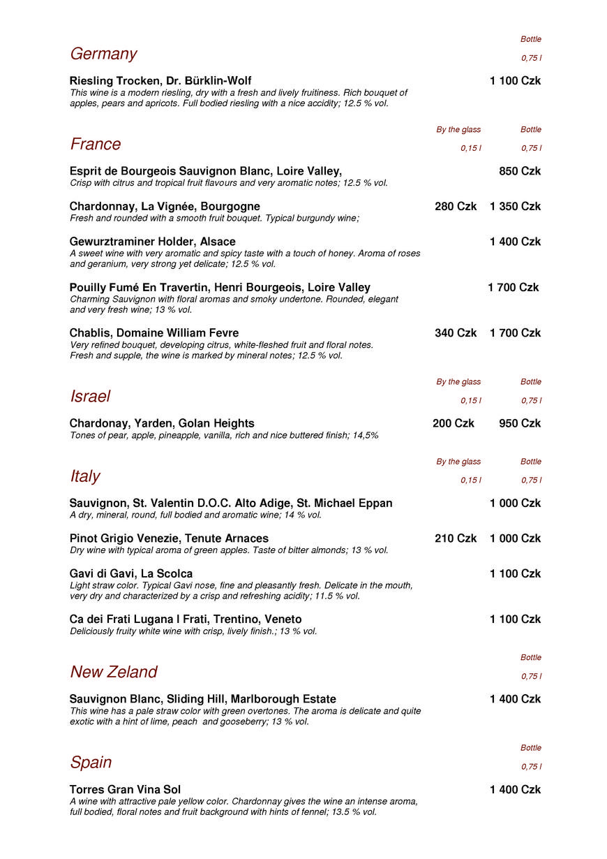  Pricelists of CzecHouse Grill & Rotisserie Pobrezni 1 - Photo 12 of 16