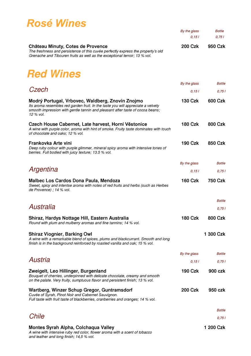  Pricelists of CzecHouse Grill & Rotisserie Pobrezni 1 - Photo 13 of 16