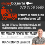 Anytime Locksmiths, Acton