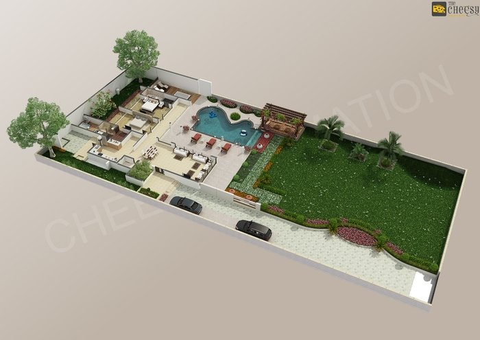 3D Floor Plan  3D Floor Plan of 3D Floor Plan 602- 6th Floor, President House, Near Ambawadi Circle - Photo 4 of 15
