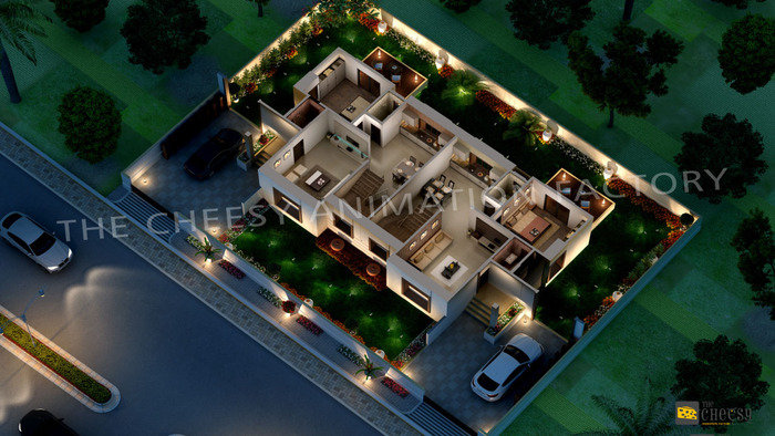 3D Floor Plan  3D Floor Plan of 3D Floor Plan 602- 6th Floor, President House, Near Ambawadi Circle - Photo 5 of 15