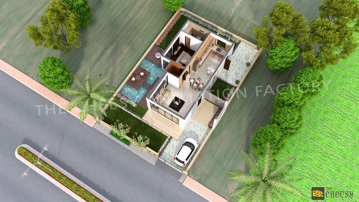 3D Floor Plan  3D Floor Plan of 3D Floor Plan 602- 6th Floor, President House, Near Ambawadi Circle - Photo 6 of 15