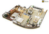 3D Floor Plan , 3D Floor Plan, Ahmedabad