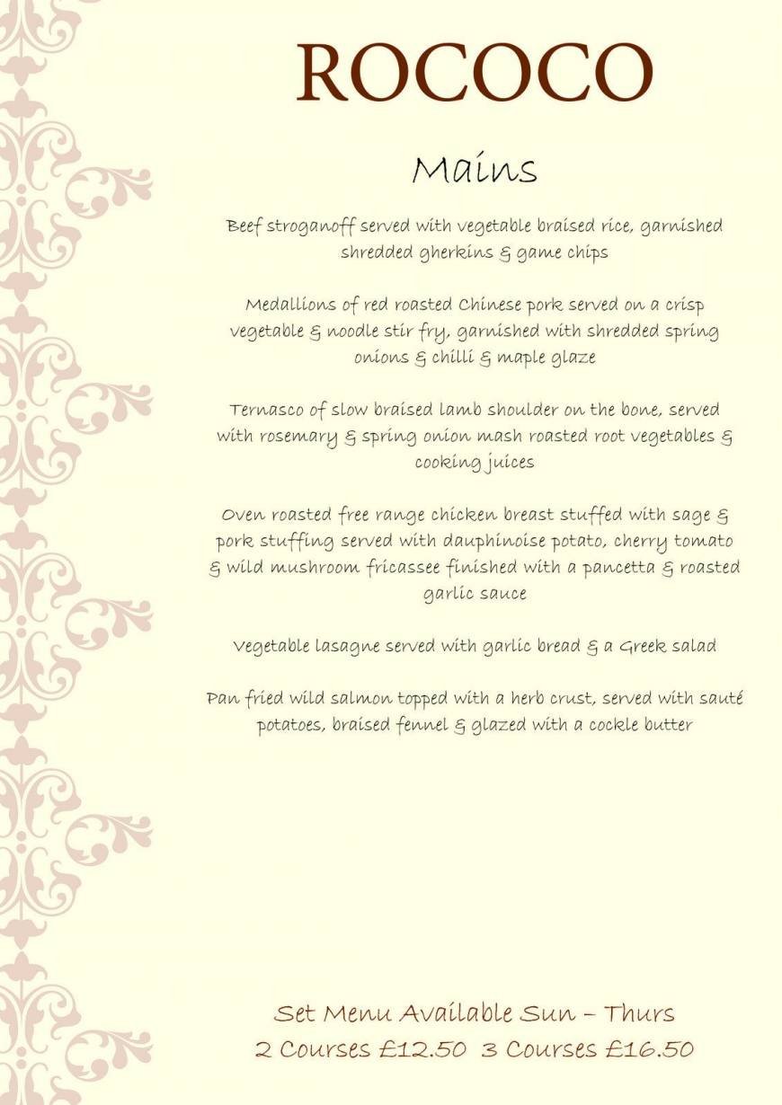  Pricelists of Rococo 34-36 Elm Road - Photo 2 of 5