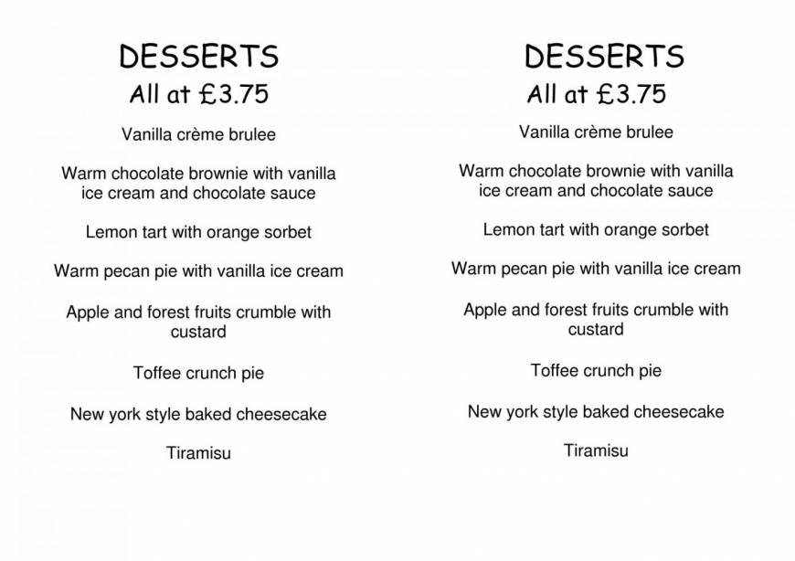  Pricelists of Amber Restaurant & Bar Within Cromer Country Club 127 Overstrand Road - Photo 7 of 11