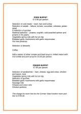 Menus & Prices, Amber Restaurant & Bar, Cromer  