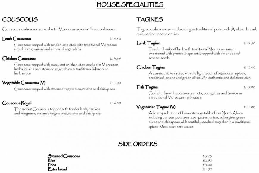  Pricelists of Ayoush London 58 James St - Photo 15 of 18