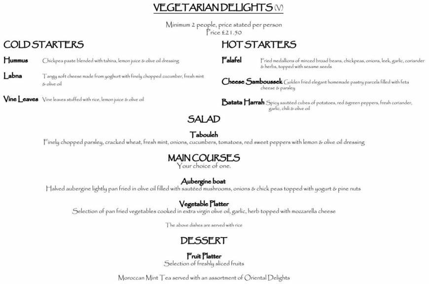  Pricelists of Ayoush London 58 James St - Photo 11 of 18