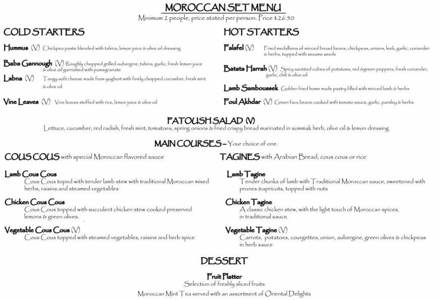  Pricelists of Ayoush London 58 James St - Photo 9 of 18