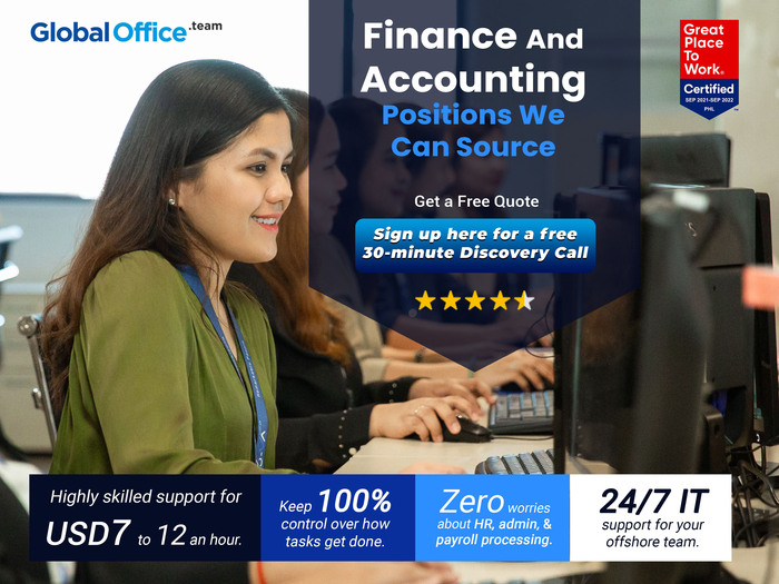 Hire Accountants, Financial Planners, Insurance, Investment Services, Mortgage Brokers, and More Go Virtual Assistants (GO-VA) Services of Go Team - Offshore and Outsourcing in Philippines Jose Maria del Mar Street, IT Park, Apas - Photo 16 of 18 Hire Accountants, Financial Planners, Insurance, Investment Services, Mortgage Brokers, and More Go Virtual Assistants (GO-VA) Services of Go Team - Offshore and Outsourcing in Philippines Jose Maria del Mar Street, IT Park, Apas - Photo 16 of 18