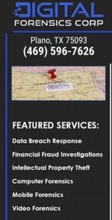 Digital Forensics Corp, Plano