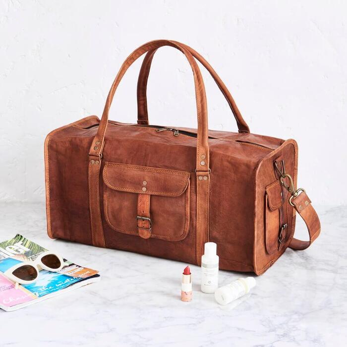 Leather Overnight Bag Products of Leather Article 246 E Colden Ave - Photo 3 of 10