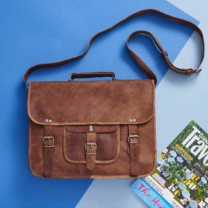 Grande Menâ€™s Classic Leather Satchel Products of Leather Article 246 E Colden Ave - Photo 6 of 10