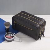 Leather 3 Zip Wash Bag Leather Article 246 E Colden Ave 