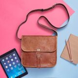 Leather 1 Buckle Day Bag Leather Article 246 E Colden Ave 