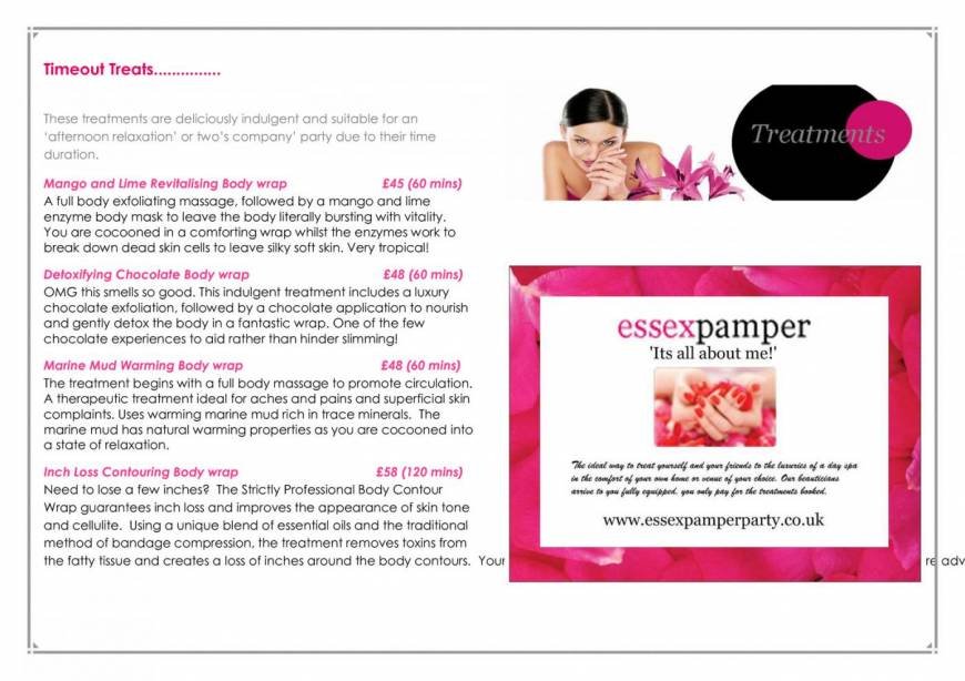  Pricelists of Essex Pamper Party 43 Yorick Road - Photo 6 of 6