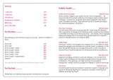 Menus & Prices, Essex Pamper Party, Colchester