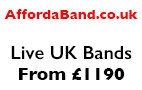 Menus & Prices, AffordaBand Live Wedding Bands, London