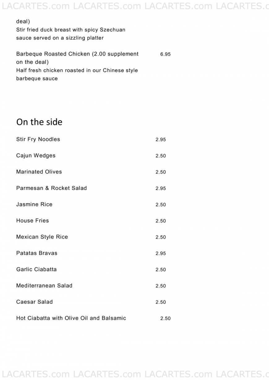  Pricelists of MOKA Cafe Bar and Restaurant - Preston Fishergate - Photo 5 of 6