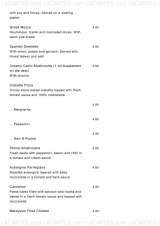 Menus & Prices, MOKA Cafe Bar and Restaurant - Preston, Preston
