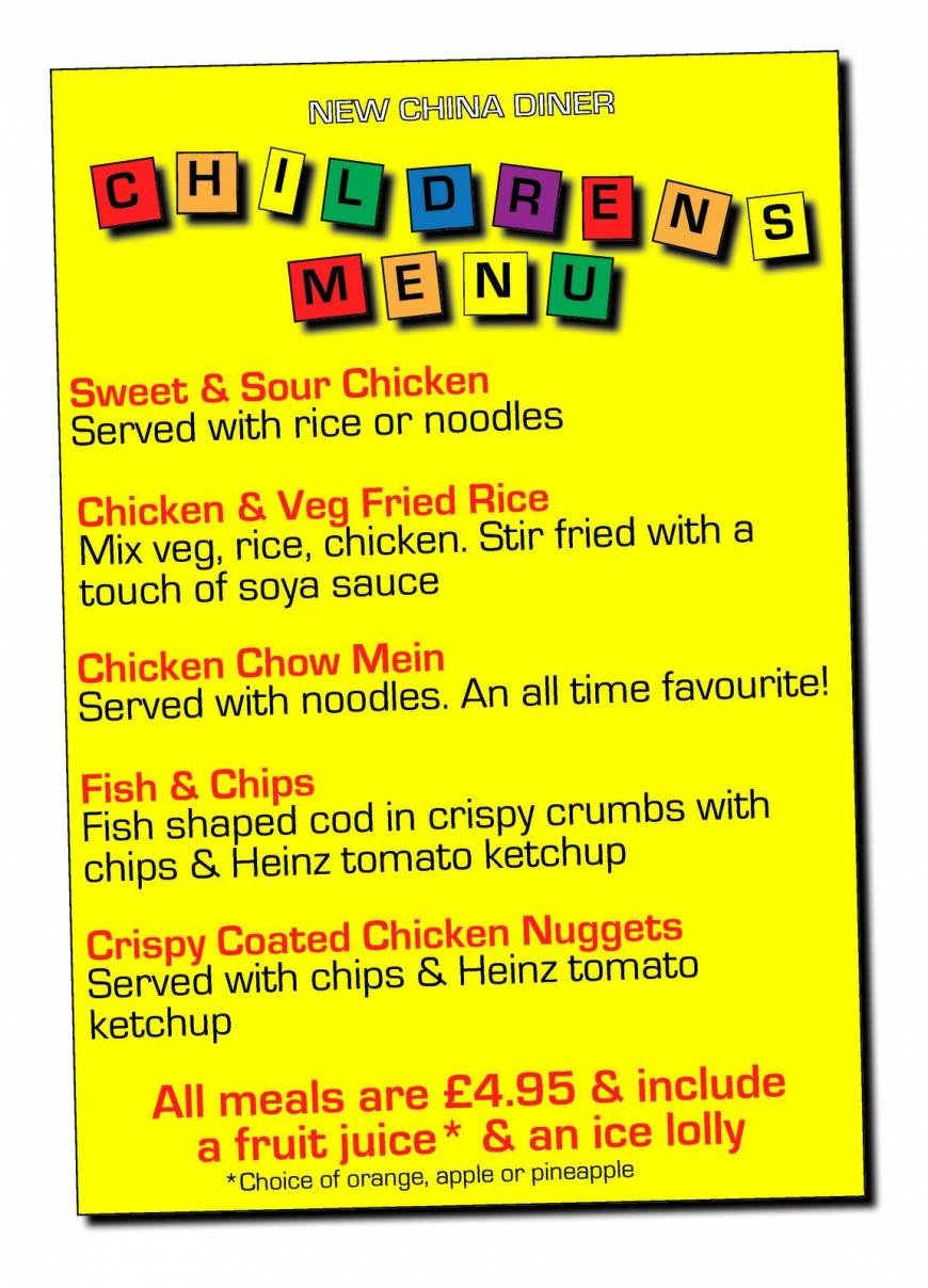  Pricelists of New China Diner Watercircus    - Photo 4 of 6