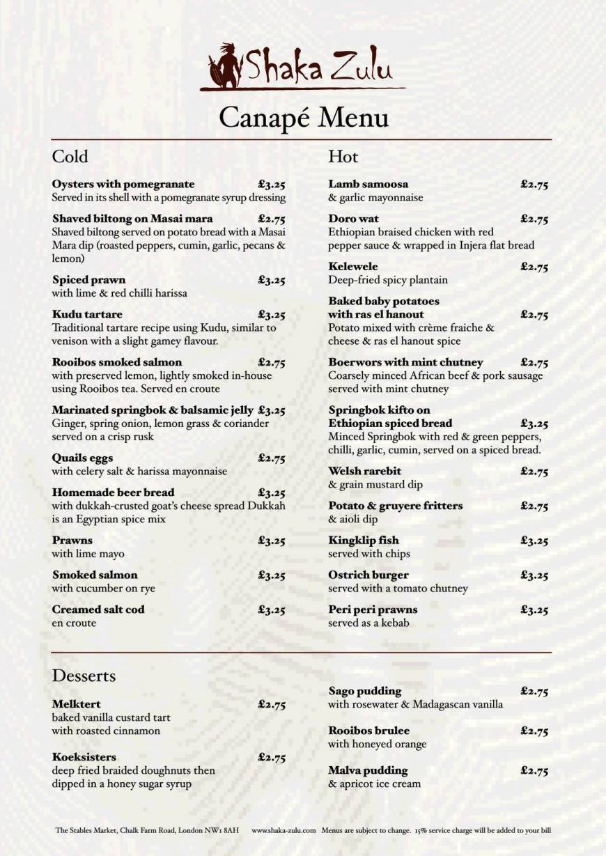  Pricelists of Shaka Zulu Stables Market, Chalk Farm Road - Photo 3 of 32