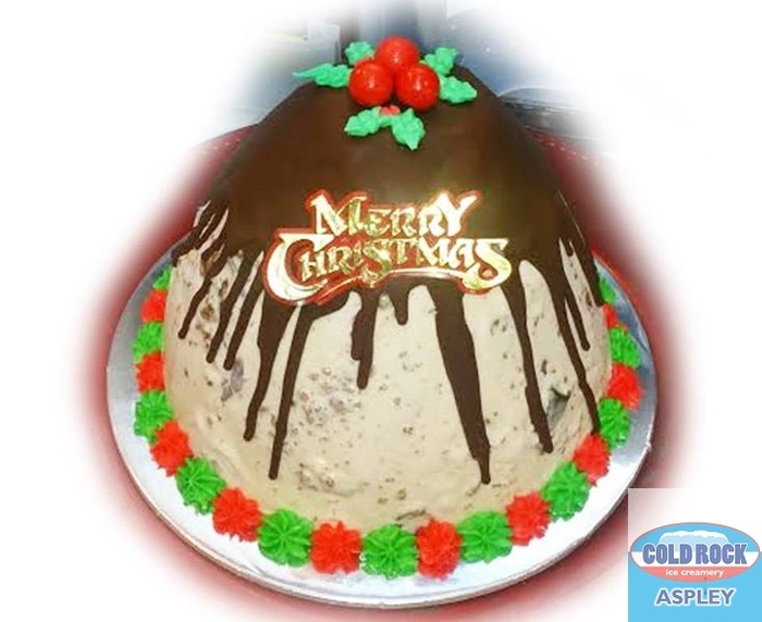 Christmas ice cream pudding Christmas cakes of Cold Rock Ice Creamery Aspley 7/1378 Gympie Road - Photo 2 of 10