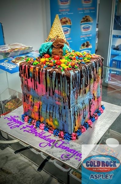  tower ice cream cakes of Cold Rock Ice Creamery Aspley 7/1378 Gympie Road - Photo 4 of 14