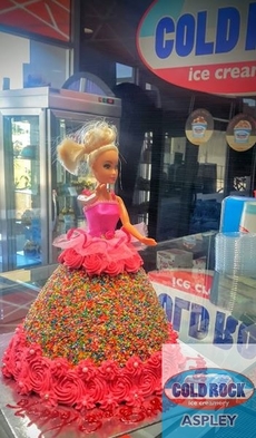  Doll ice cream cakes of Cold Rock Ice Creamery Aspley 7/1378 Gympie Road - Photo 1 of 4