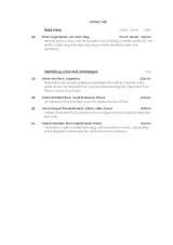 Menus & Prices, Three Lakes Restaurant & Function Rooms, Ware