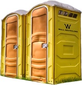 wall recycling porta potties, Wall Recycling, Raleigh