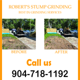 Stump Grinding Jacksonville Beach, Fl, Robert's Stump Grinding, Jacksonville FL