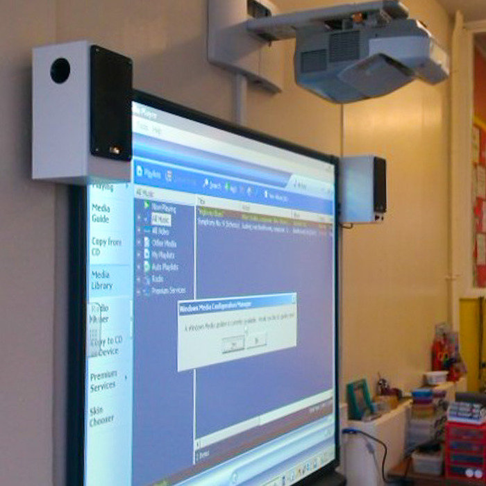 Smartboard projector interactive whiteboard classroom AV Installation Projector Smartboard Sound System of AV Unit 243 Felixstowe Road - Photo 2 of 6