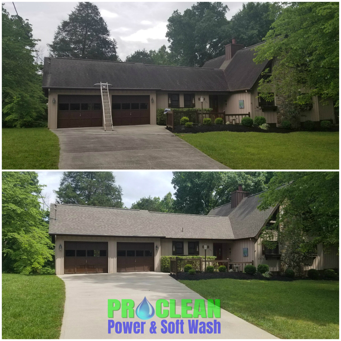 Concrete driveway pressure washing Profile Photos of ProClean Power & Soft Wash, LLC. 106 Park Dr - Photo 6 of 6