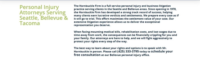  Profile Photos of The Hornbuckle Firm 506 Second Avenue, Suite 1400-4025 - Photo 2 of 4
