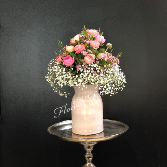 Pink Spring Floral Arrangement Affectionate Arrangements of The Flower Patch 1592 Bayview Ave - Photo 1 of 4